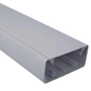 CANALETA PLÁSTICA COLOR GRIS